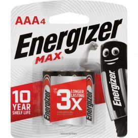 Energizer Max AAA Battery (4-pack)