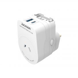 Jackson Outbound Universal Travel Adapter with USB-A/C