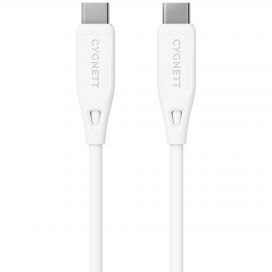 Cygnett Charge & Connect USB-C to USB-C 2.0 Cable V2 1.2m (White)