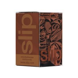 slip pure silk back to basics assorted scrunchies - auburn