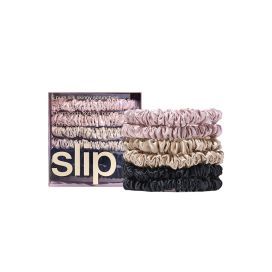 slip pure silk skinny scrunchies - multi