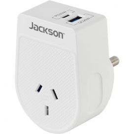 Jackson MOVE Rapid Charge PD20W USB-C/A Outbound Travel Adaptor for South Africa & More