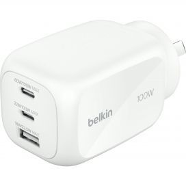 Belkin BoostCharge Pro 3-Port 100W GaN Wall Charger