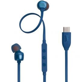JBL Tune 310C USB-C Wired In-Ear Headphones (Blue)